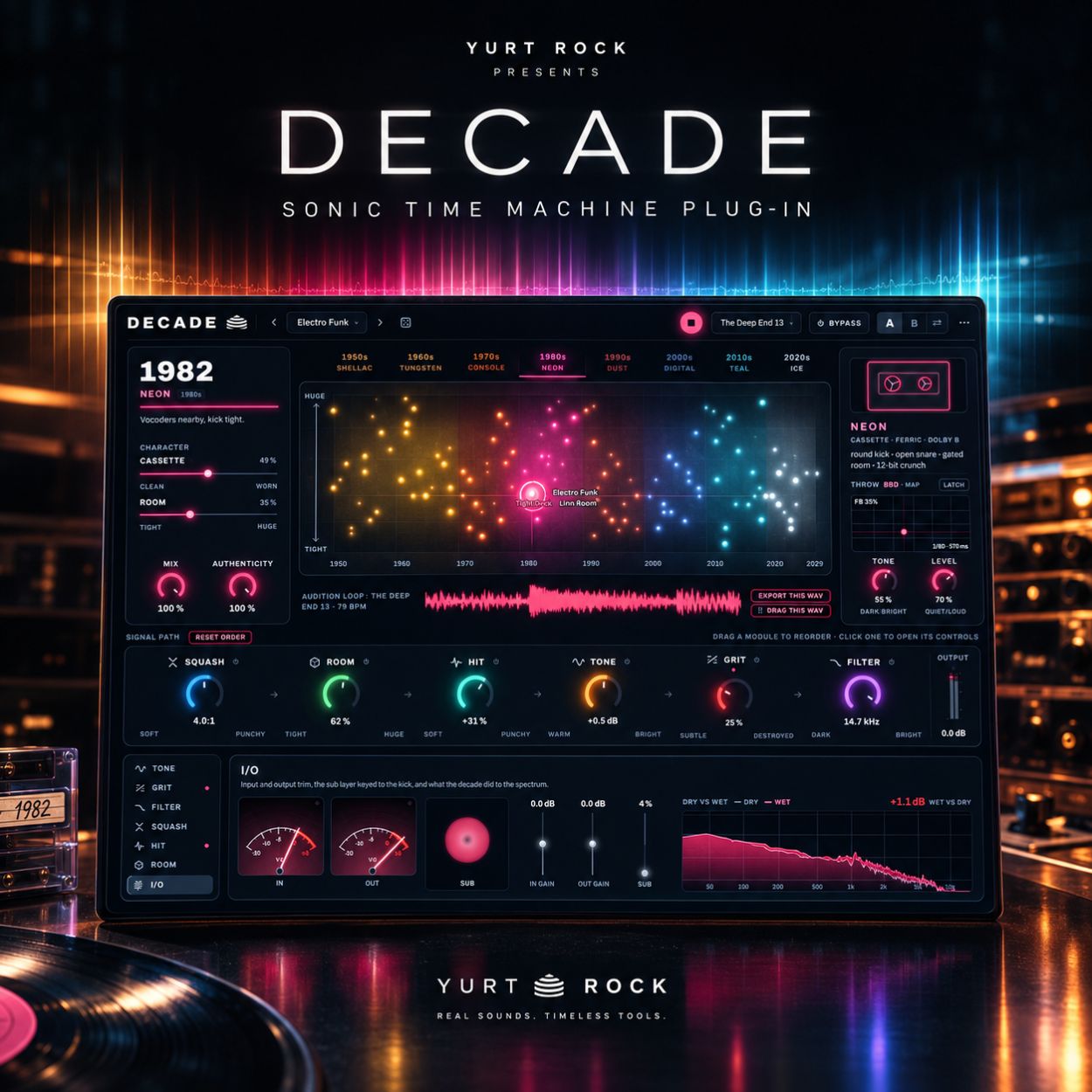 Yurt Rock DECADE Sonic Time Machine Plug-In