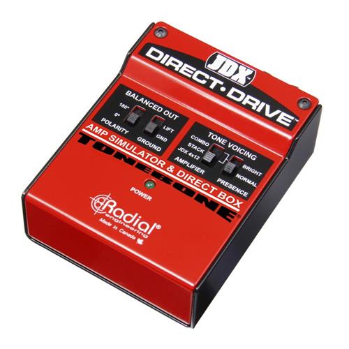 adial JDX DIRECT-DRIVE Guitar amp simulator with 3 amp settings and balanced DI out