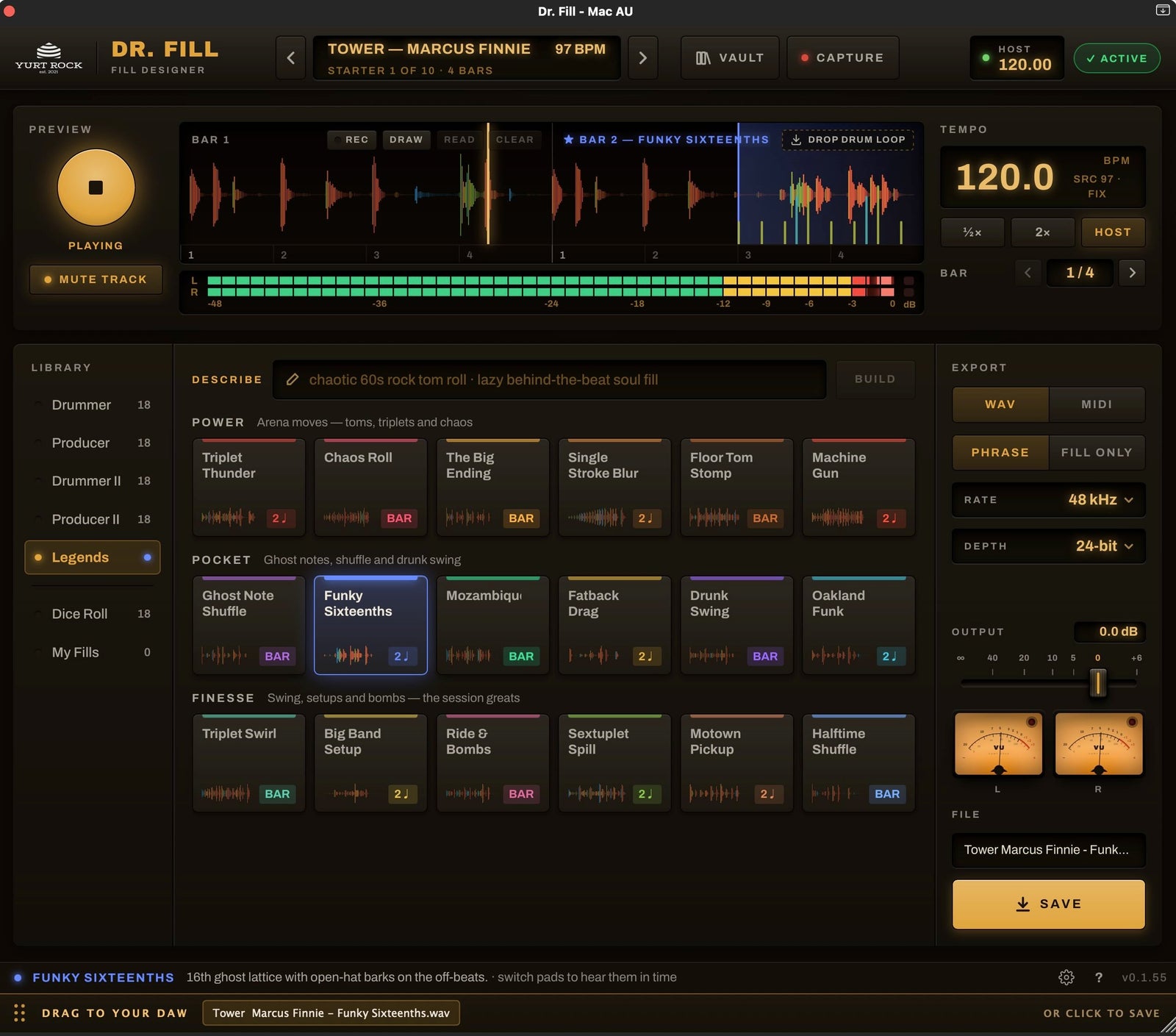 Yurt Rock Dr. Fill Drum Fill Creator Plug-In