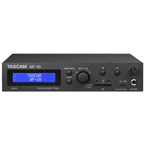 TASCAM AP-10 SD Audio Announcement Player