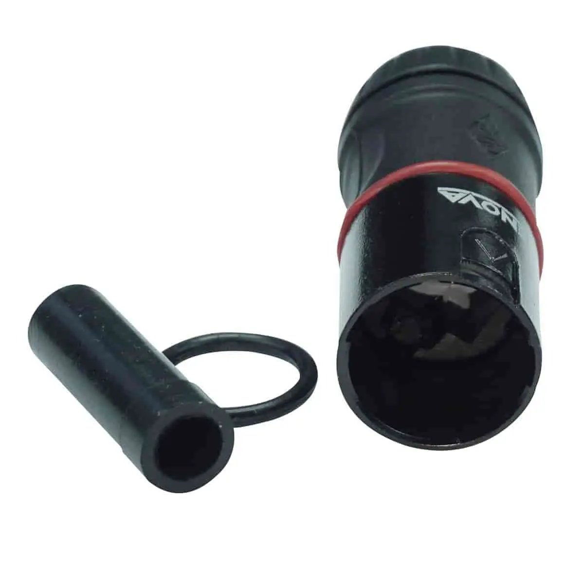 Enova RJ28MB-C5 RJ45 cable connector protection black metal housing