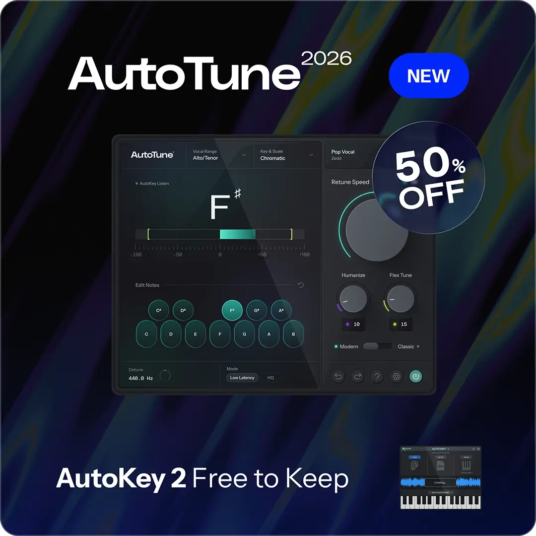 Antares AutoTune 2026 + BONUS AutoKey 2 (Digital Download) Antares