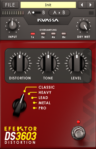 Kuassa Efektor DS3603 Distortion — KUASSA