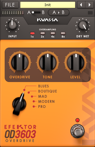 Kuassa Efektor OD3603 Overdrive — KUASSA