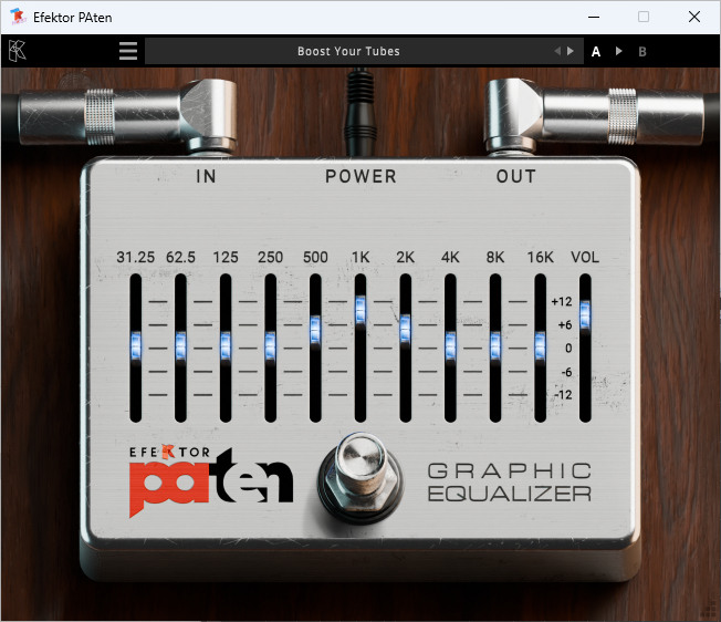 Kuassa Efektor Paten Graphic Equalizer — KUASSA