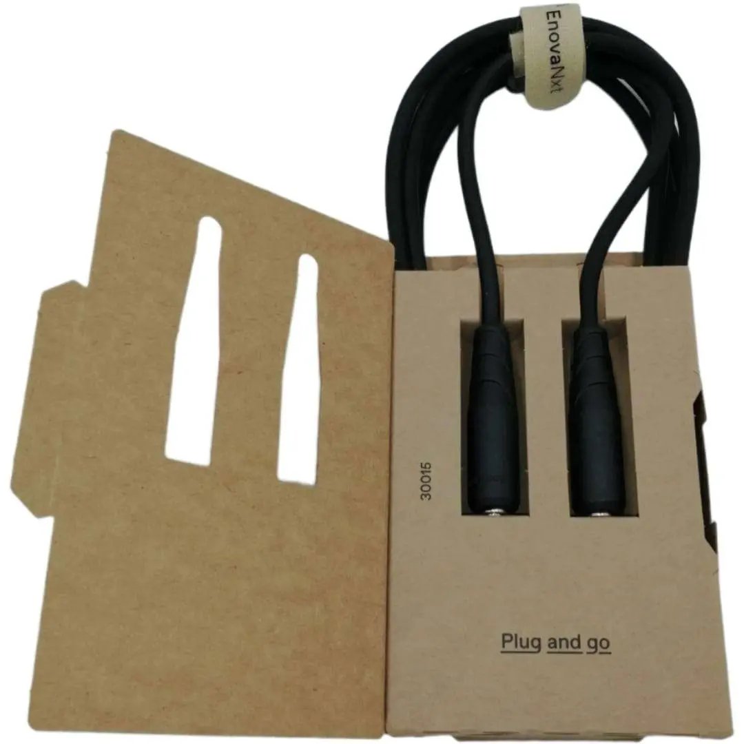 Enova NXT-I1-PLMM2-3 3 m Instrument Cable Jack 2 pin male to male - True Mold Technology EnovaNxt