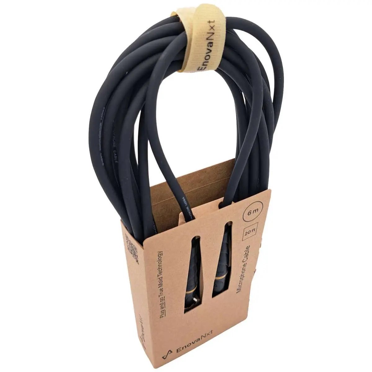 Enova NXT-M1-XLFM-6 6 m Microphone Cable XLR 3 pin female to male - True Mold Technology EnovaNxt