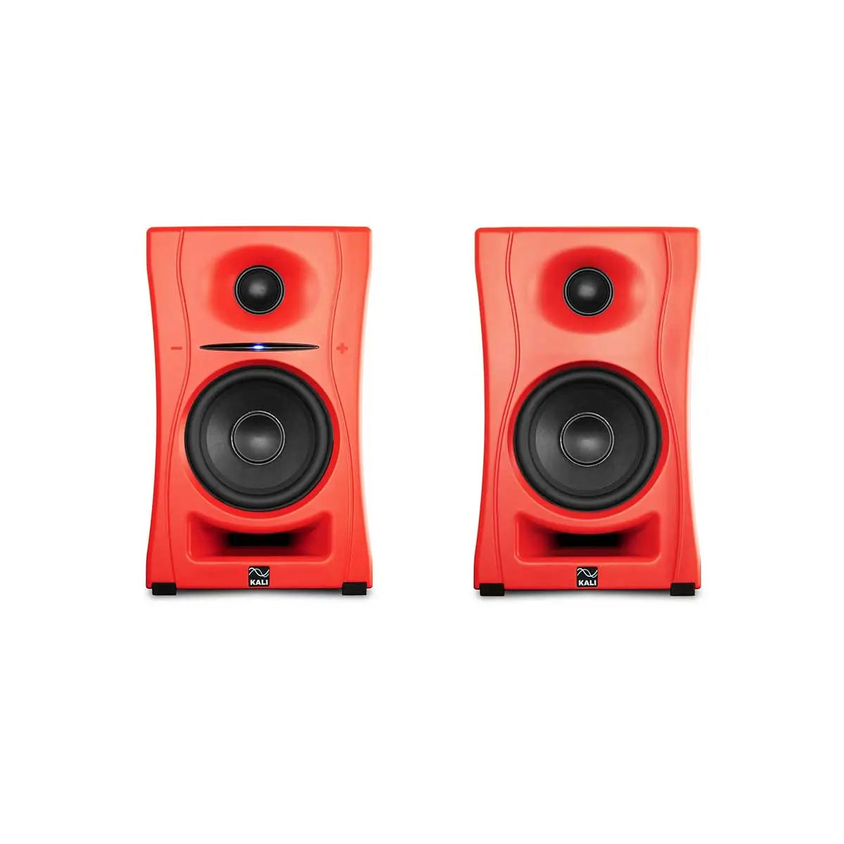 Kali Audio 2-Way Studio Monitors 4"+1". Bluetooth Onboard, Red, Pair. Kali Audio