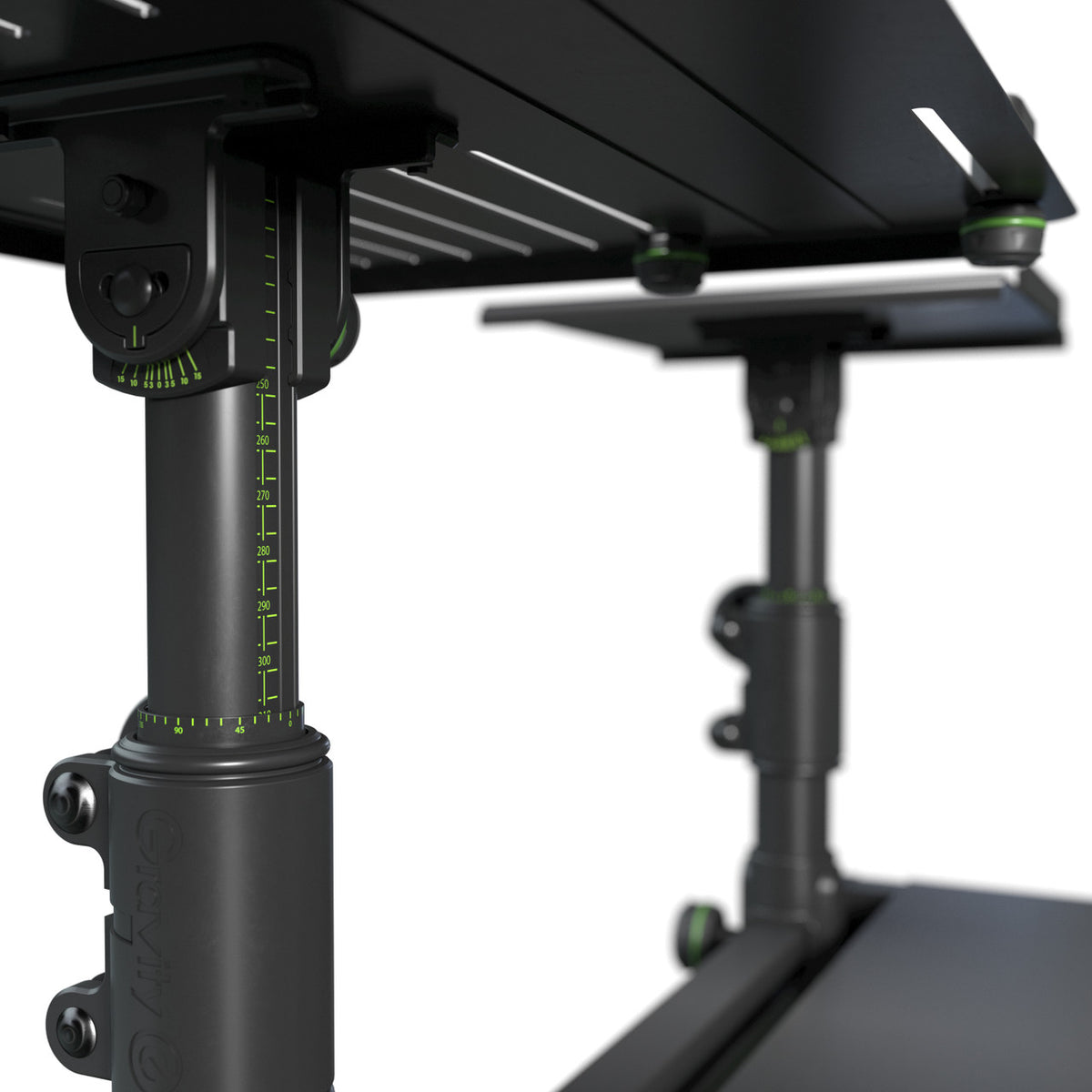 Gravity GFDJT01 DJ Desk with Speaker & Laptop Tray