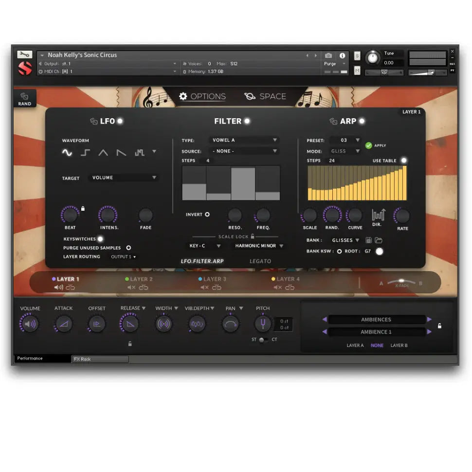 Soundiron Noah Kelly's Sonic Circus (Digital Download) Soundiron