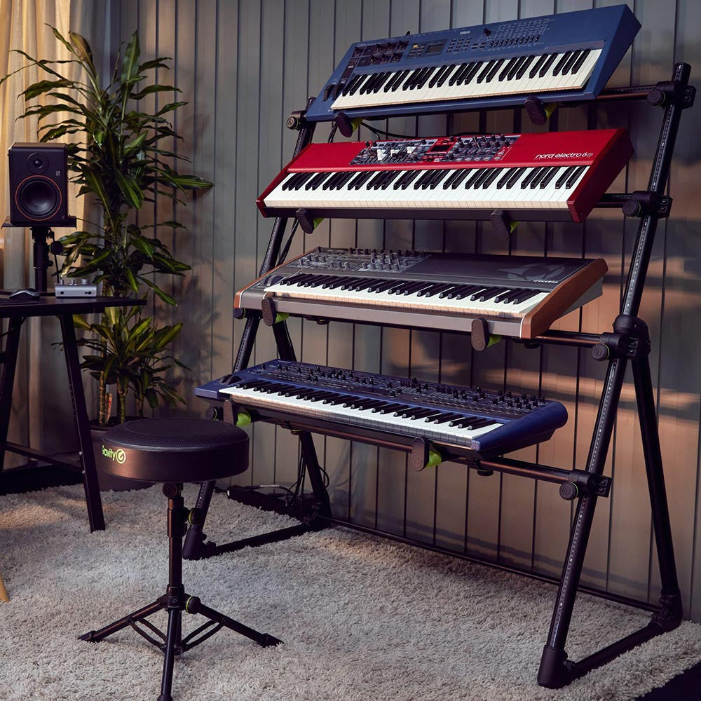GravityGKSMKS01B 4-Tier Keyboard Stand