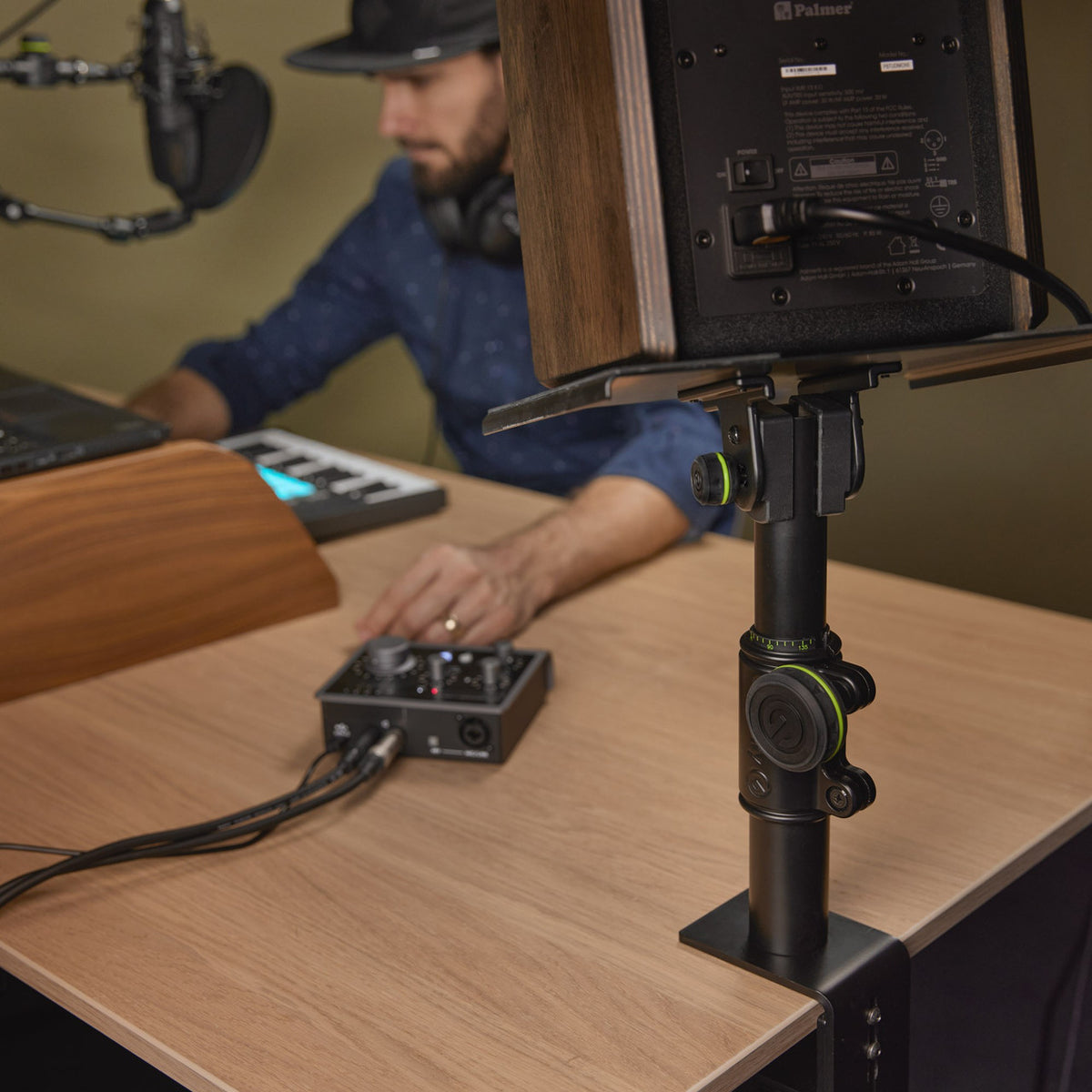 GRAVITY GSP3102TM Adjustable Monitor Stand with Table Clamp (EACH)