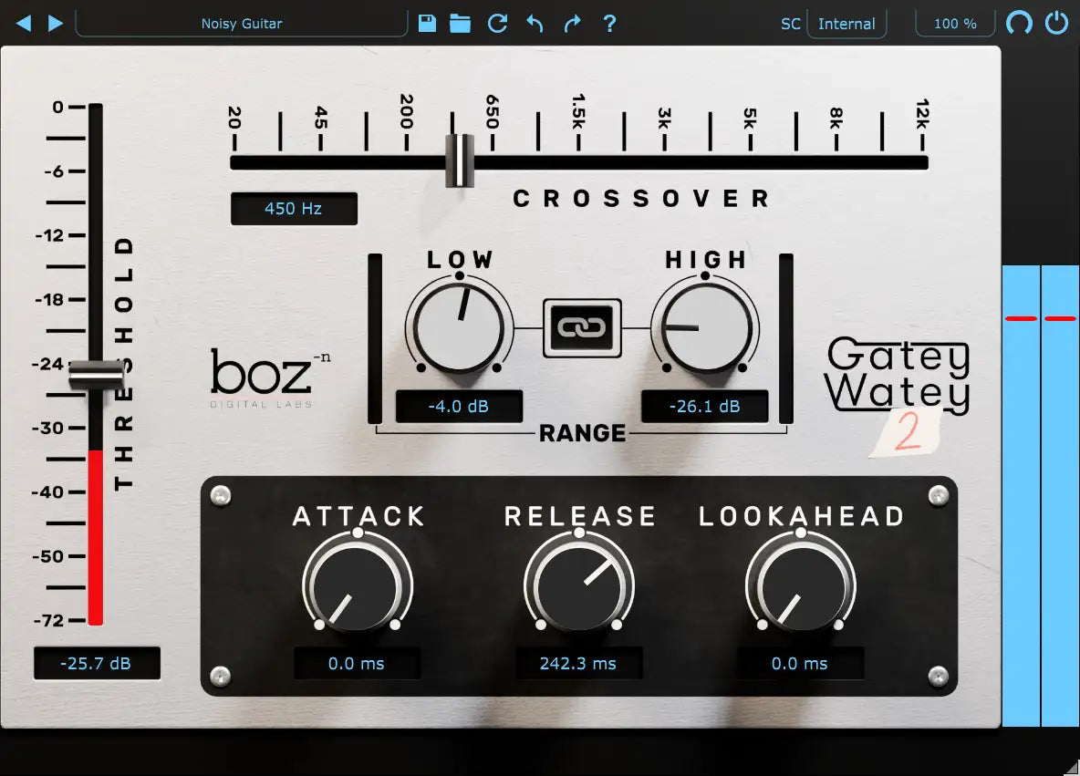 Boz Gatey Watey 2 gate plugin interface