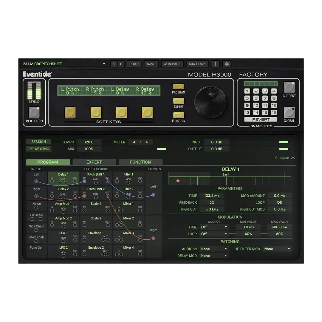 Eventide H3000 Factory Mk II Plug-In (Serial Nr + Download) Eventide
