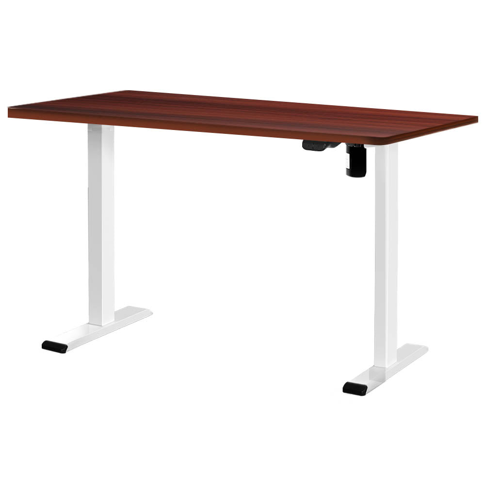 Artiss Standing Desk Motorised Sit Stand Desks Walnut 120CM