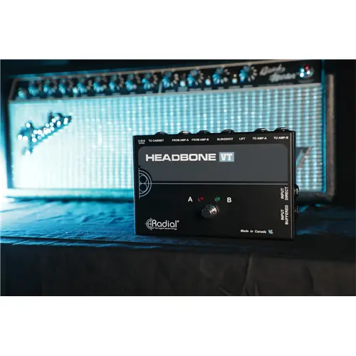 Radial HEADBONE VT Amp switcher for two tube head amps Radial Engineering