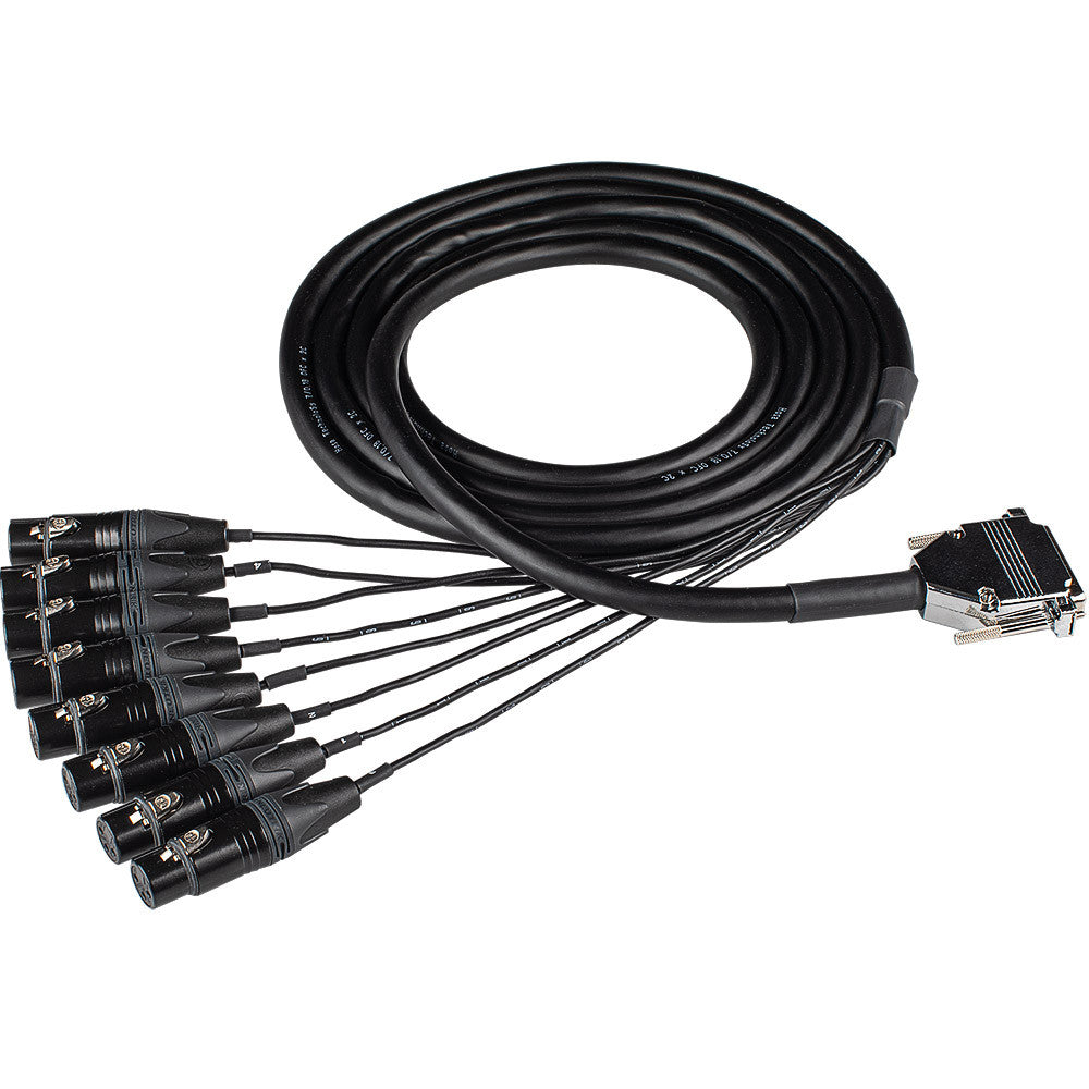 Hosa Edge DBF501 DB25 to Neutrik XLR Female Snake 1M