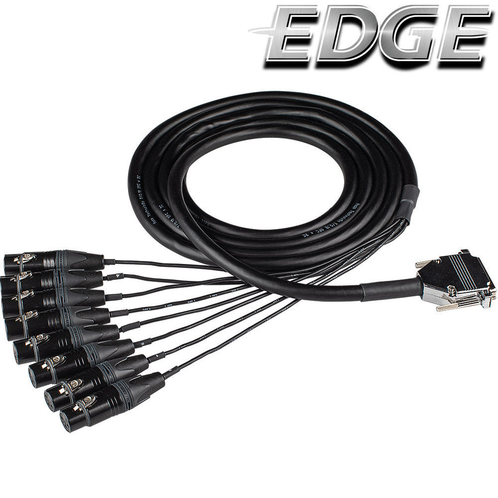 Hosa Edge DBF501 DB25 to Neutrik XLR Female Snake 1M