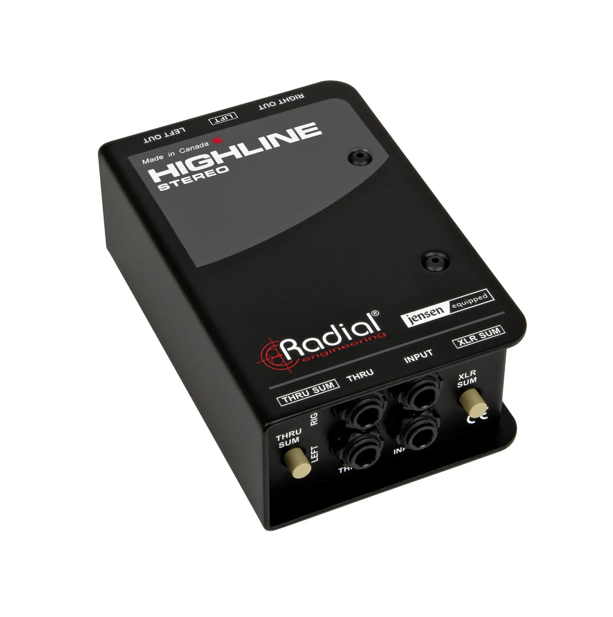 Radial Engineering Highline Stereo Stereo Passive Line Isolator Radial Engineering