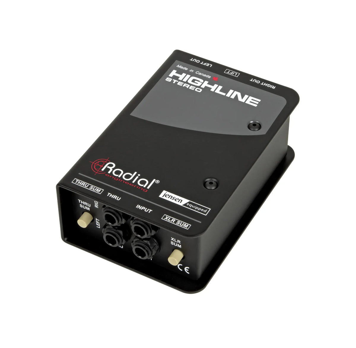 Radial Engineering Highline Stereo Stereo Passive Line Isolator Radial Engineering