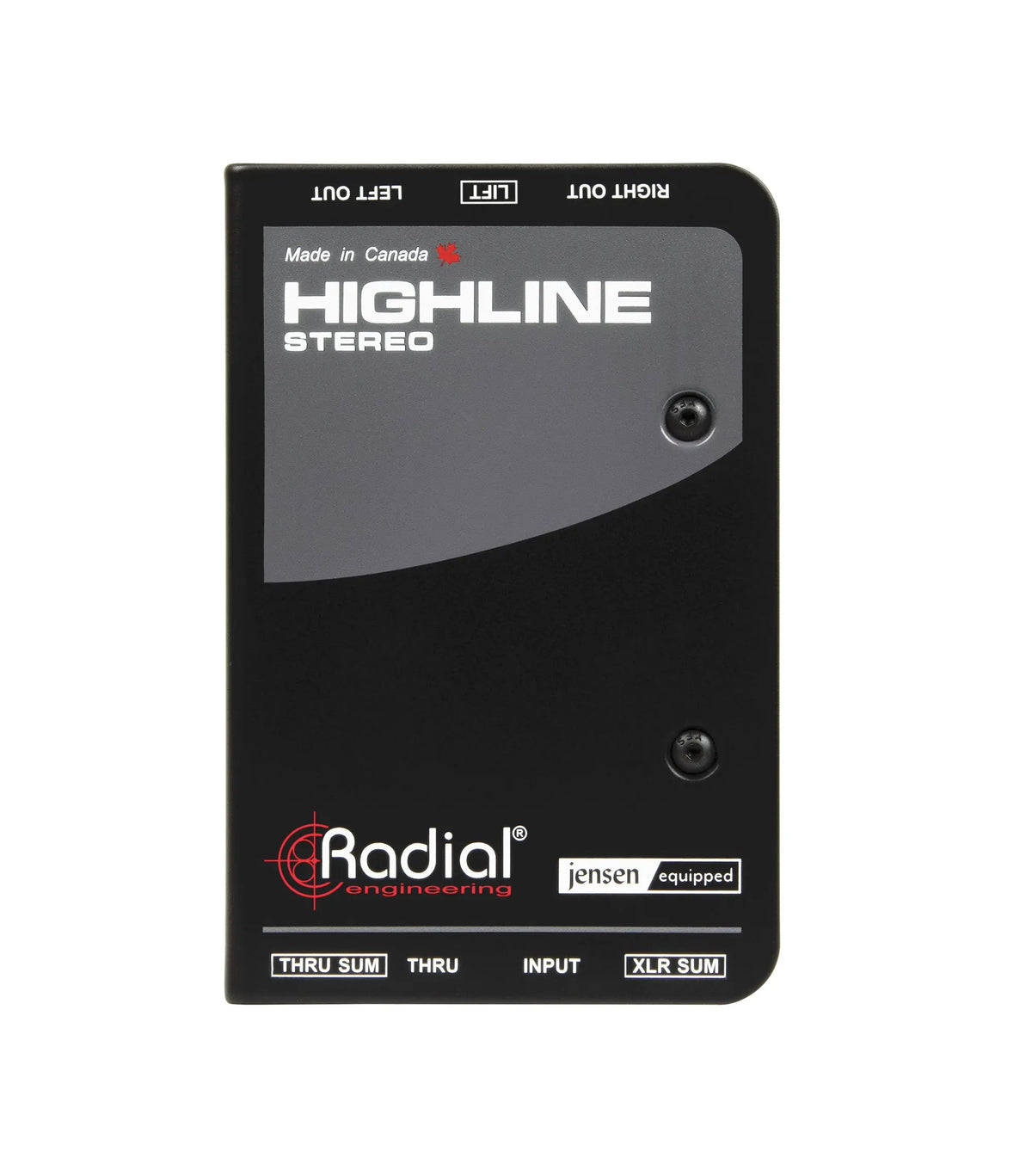 Radial Engineering Highline Stereo Stereo Passive Line Isolator Radial Engineering