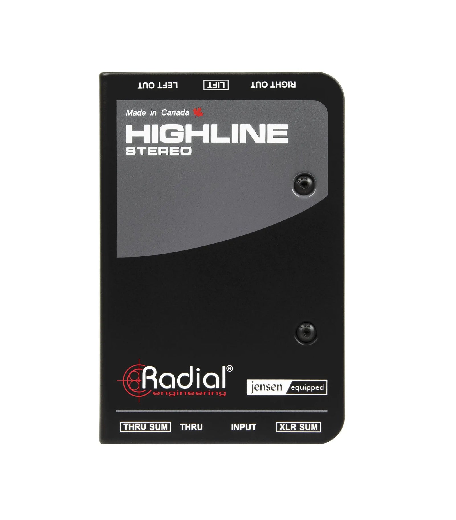 Radial Engineering Highline Stereo Stereo Passive Line Isolator Radial Engineering