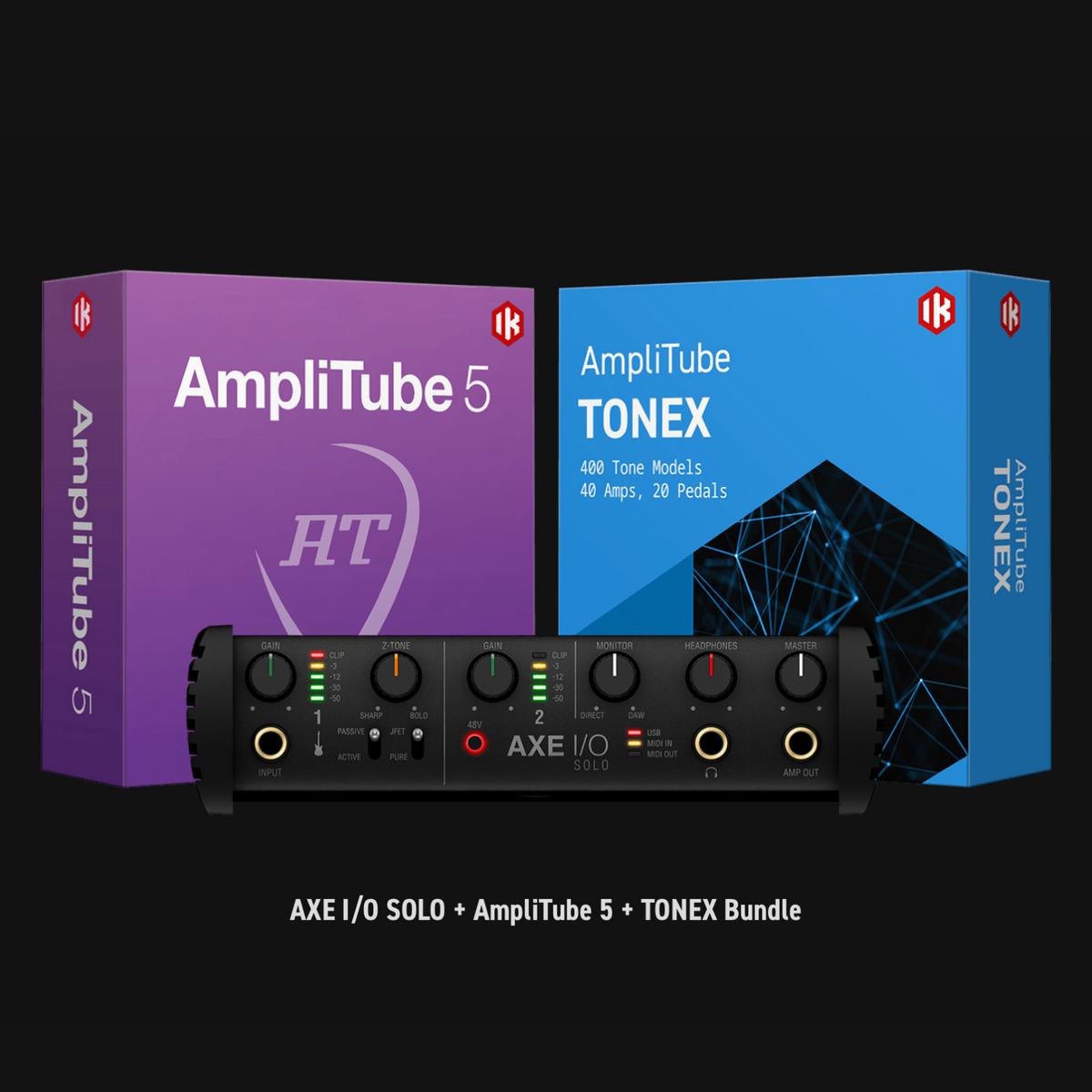 IK Multimedia AXE I/O Solo Bundle