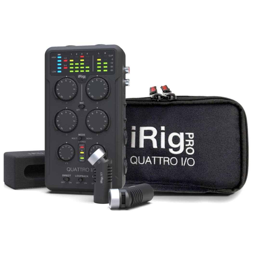 IK Multimedia iRig Pro Quattro I/O Deluxe