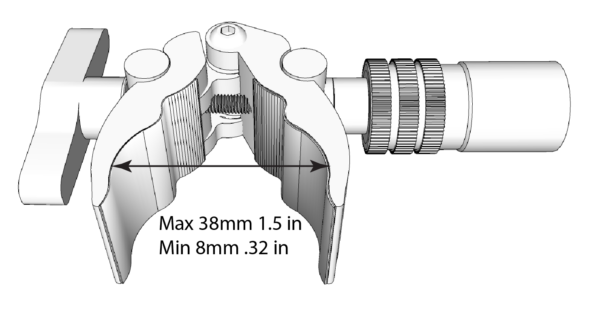 Triad-Orbit IO-C2, IO-Equipped Mini Clamp
