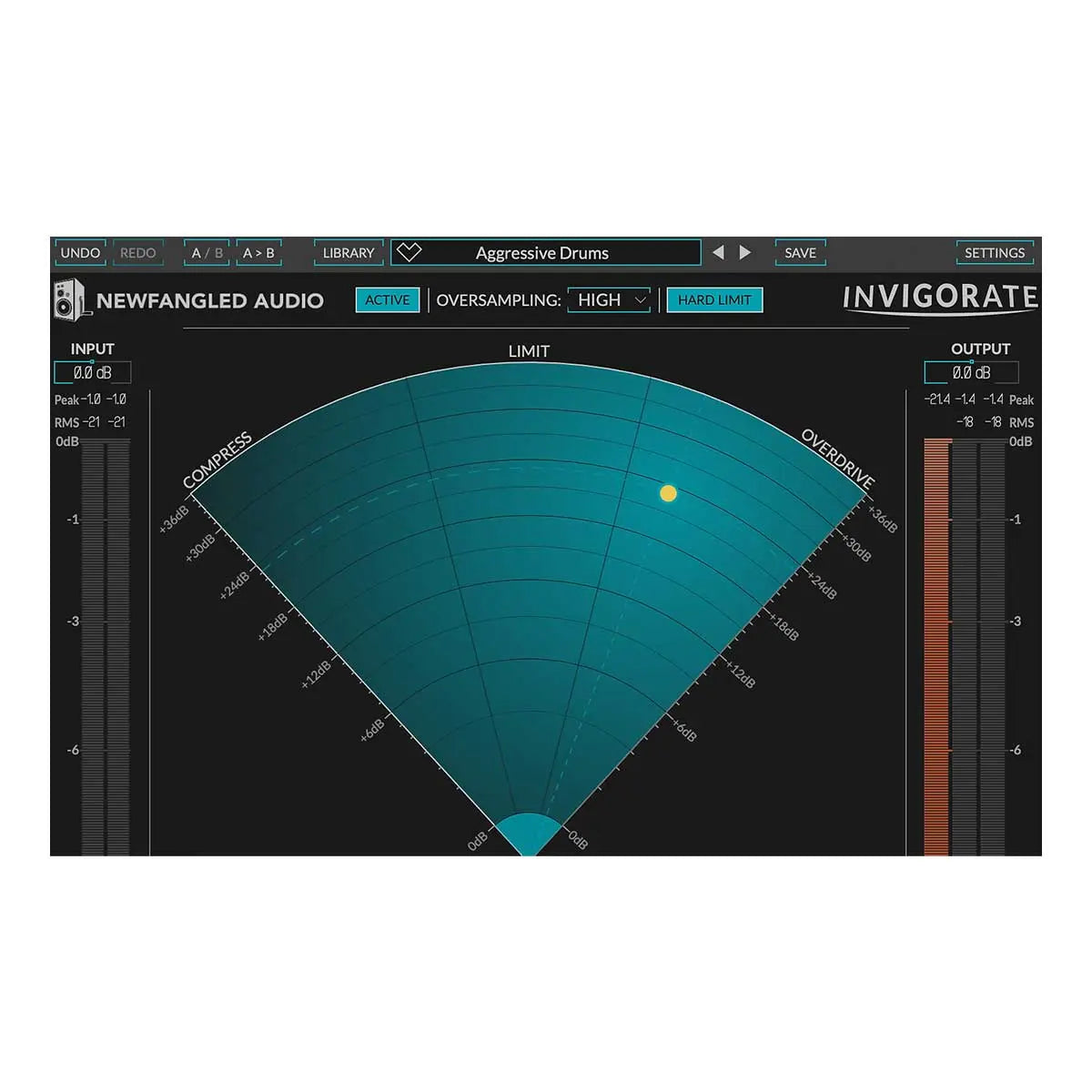 Newfangled Audio Invigorate Deconstructed Compressor, Limiter & Overdrive/Distortion Plug-In (Serial Nr + Download)