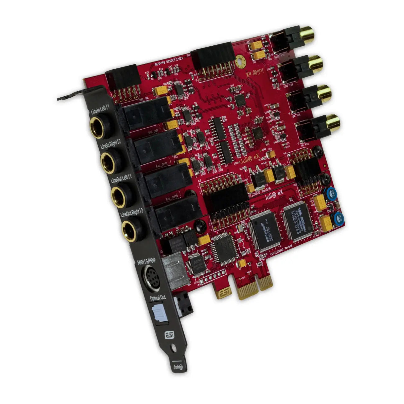 ESI Juli@ eX 32-bit / 192 kHz PCIe reference audio interface