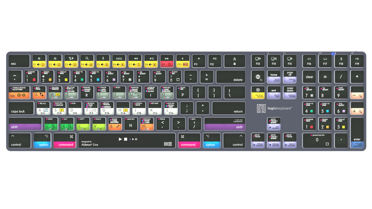 Shortcut keyboard Backlit & Bluetooth – For Ableton – Windows
