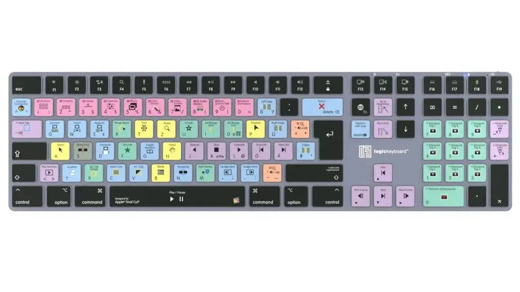 Apple Final Cut Pro X TITAN Wireless Backlit Keyboard – Mac