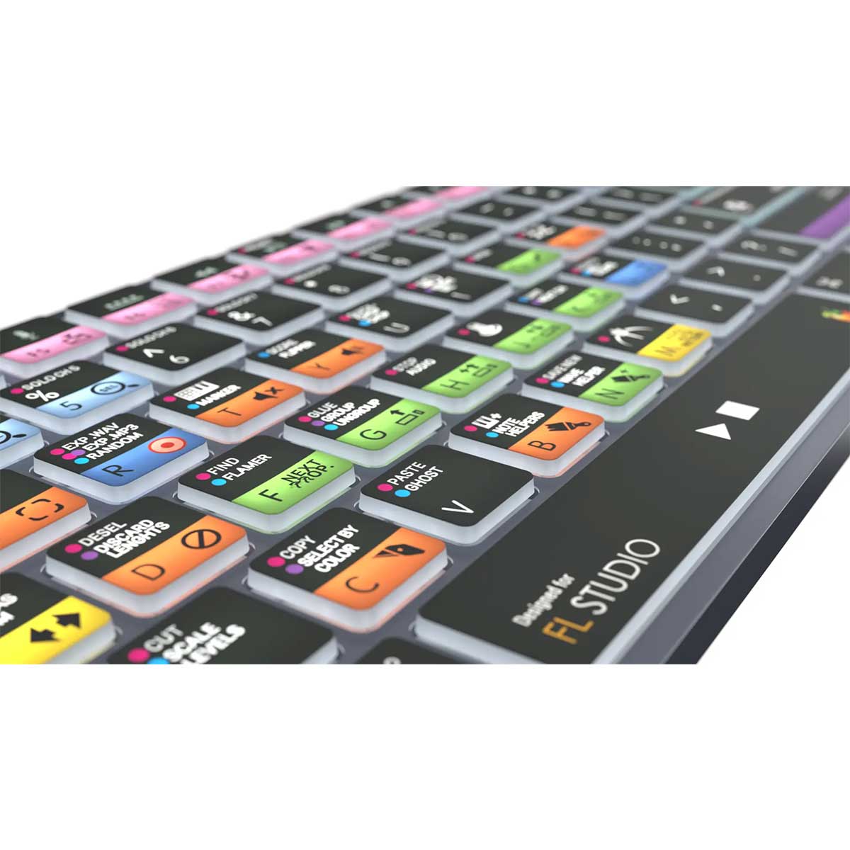 Logickeyboard FL Studio TITAN Wireless Backlit Keyboard - Mac