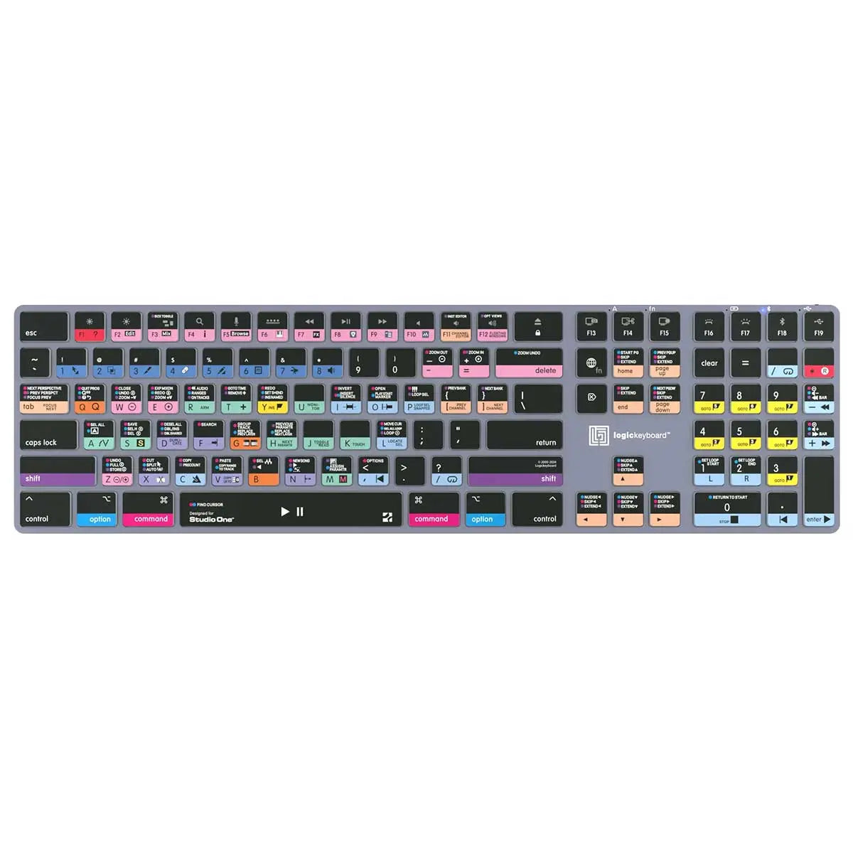 Logickeyboard Studio One TITAN Wireless Backlit Keyboard - Mac