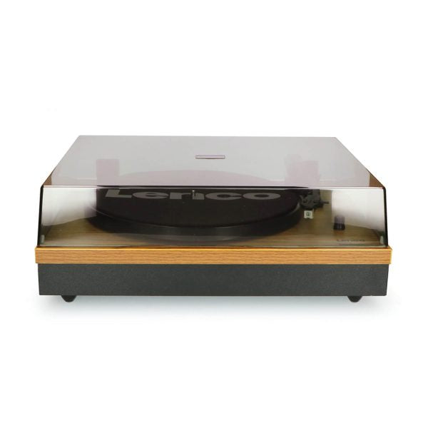 Lenco LS-300 Turntable with Two Separate Speakers &amp; Bluetooth – Wood