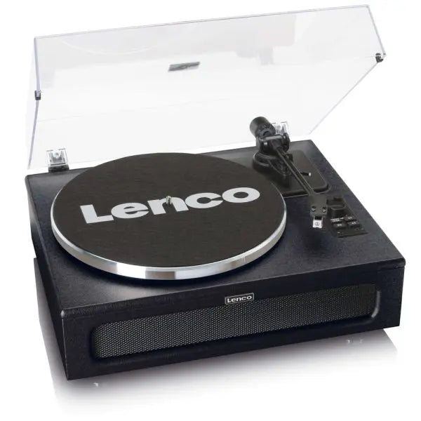 Lenco LS-430 Turntable with 4 built-in Speakers – Black Lenco