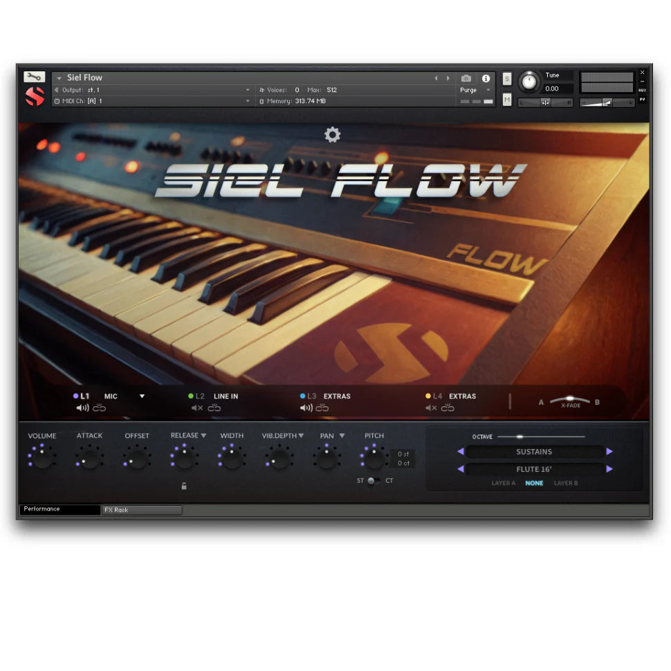 Soundiron Vintage Keys Siel Flow 80s Synthesizer for NI Kontakt (Serial Nr + Download)