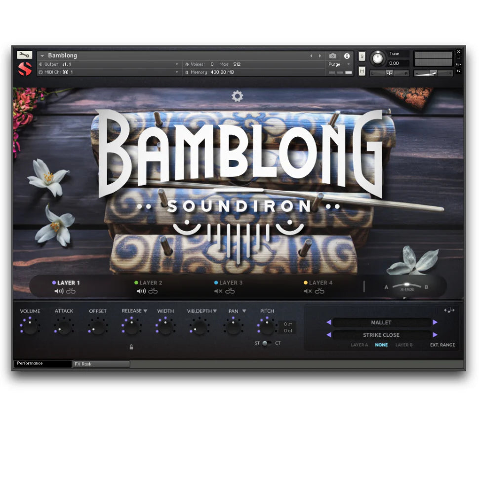 Soundiron Bamblong Tuned Bamboo Mallet Idiophone Library For Kontakt (Serial Nr + Download)