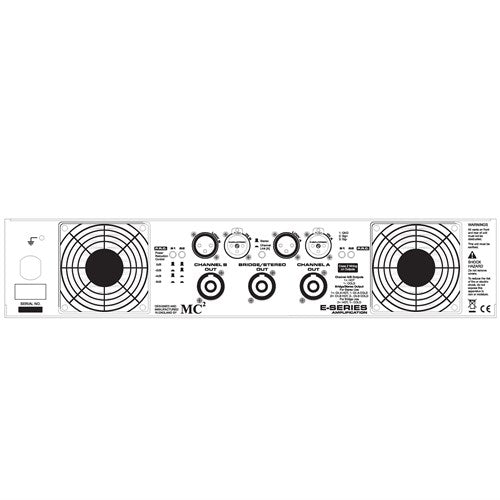 MC2 E15  850W Ab Tour Stereo Amp