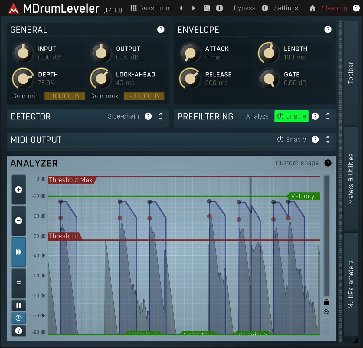 Melda MDrumLeveler — Melda Productions