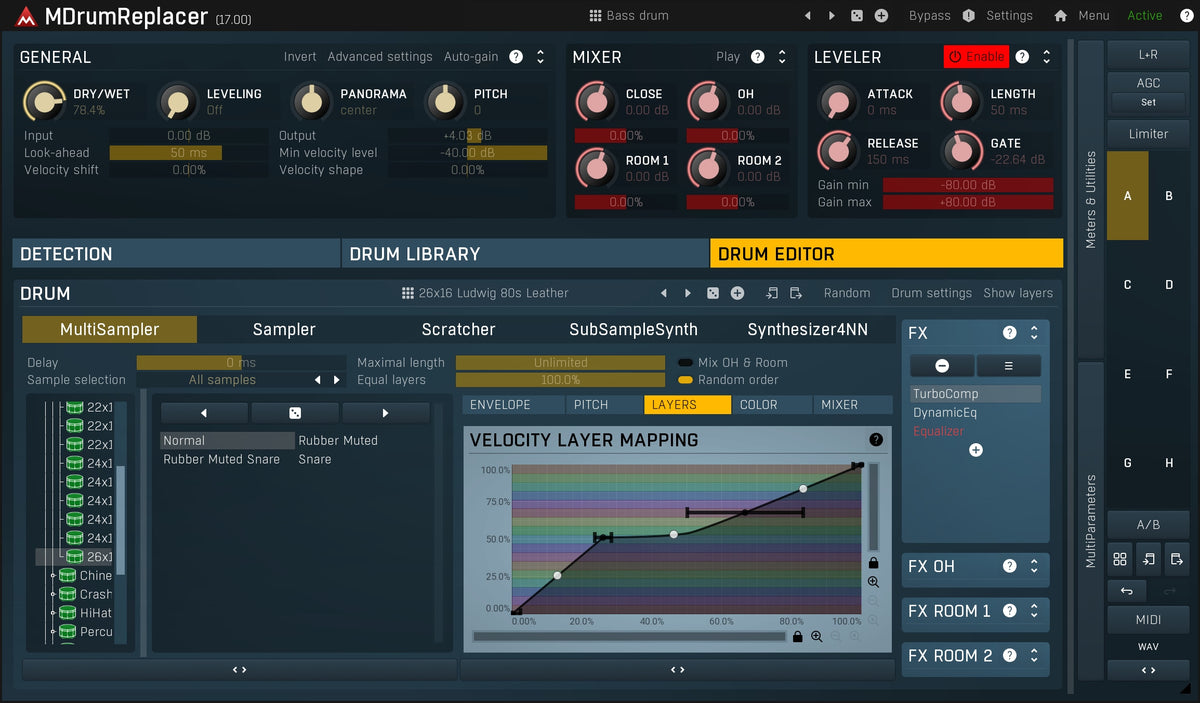 Melda MDrumReplacer — Melda Productions