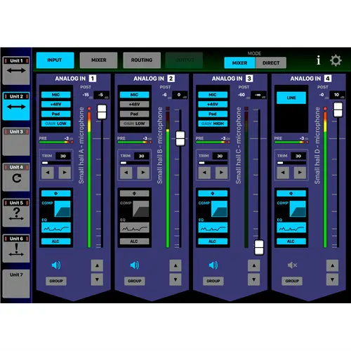 TASCAM 4 Mic/Line Input Dante Converter w XLR TASCAM