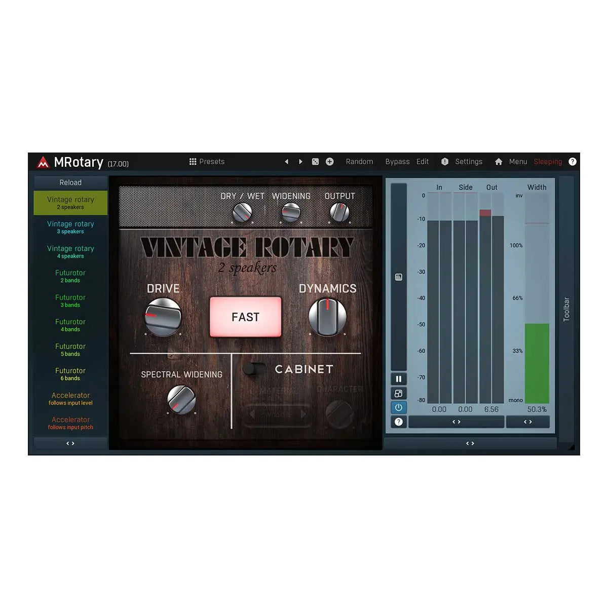 Melda MRotary Rotary speaker cabinet simulation (Digital Download) Melda Productions
