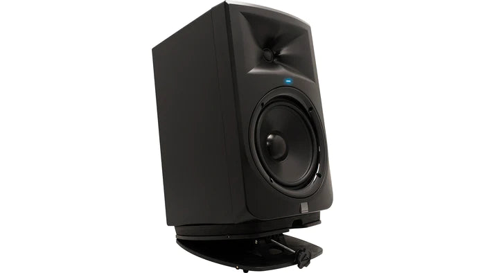 Ultimate Support MS-80B Professional Studio Monitor Stand with Adjustable Angle and Axis, Acoustic Foam Platform - Black