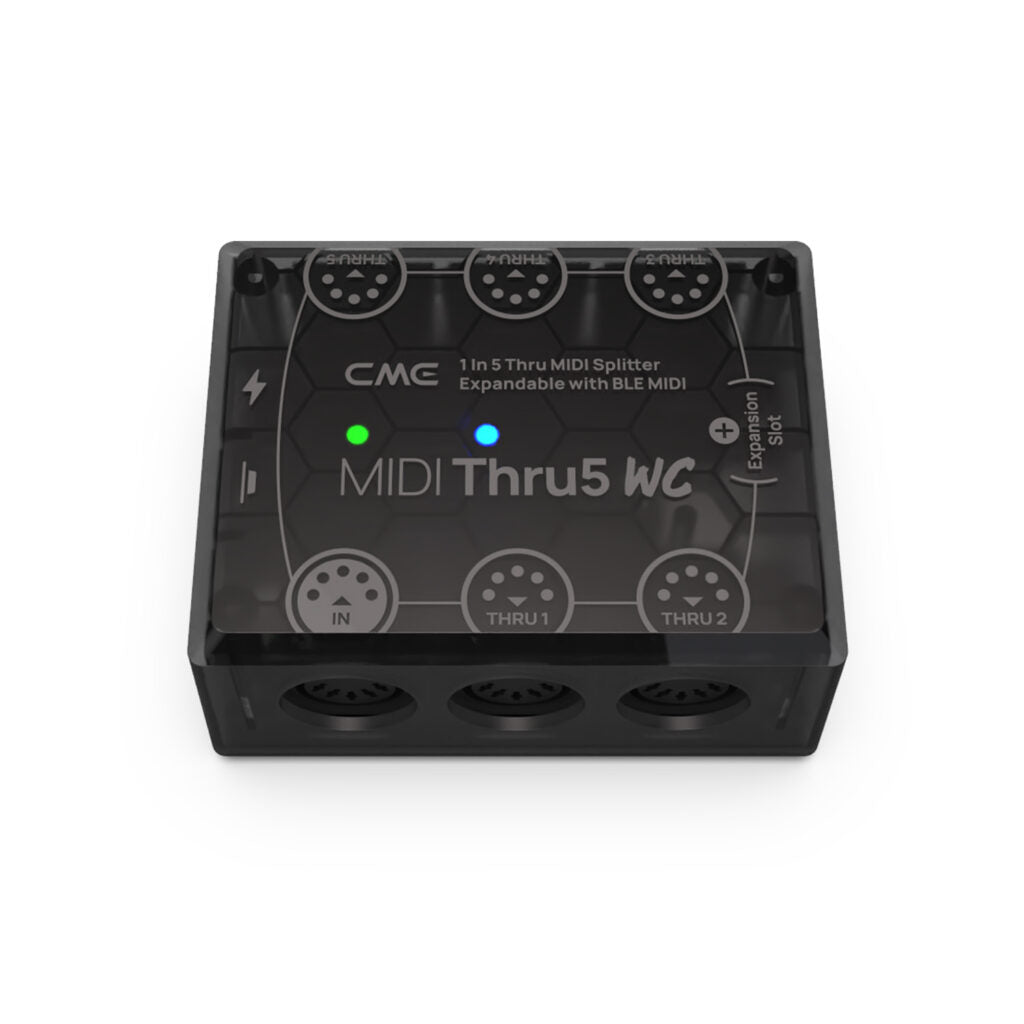 CME Pro MIDI Thru5 WC 1-in-5-out MIDI Thru/Split with optional WIDI