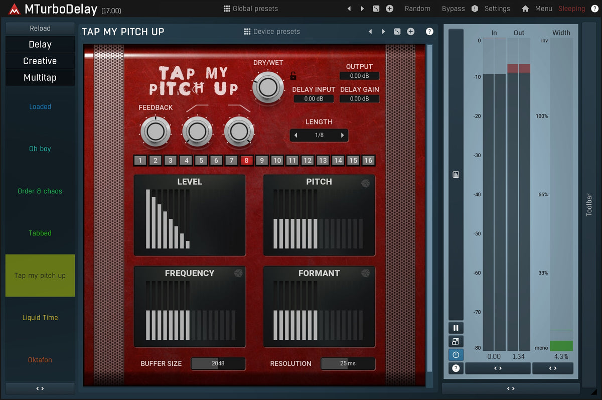 Melda MTurboDelay — Melda Productions