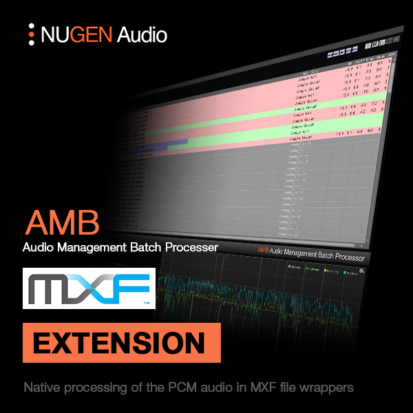 NUGEN AMB MXF Module Extension