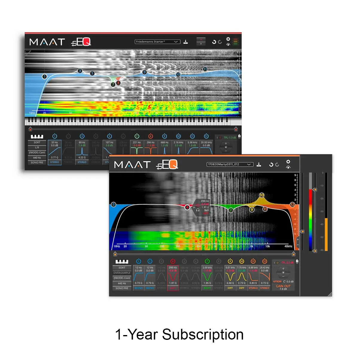 Maat Audio The EQlp 1 Year Subscription Licence (Serial Nr + Download) MAAT