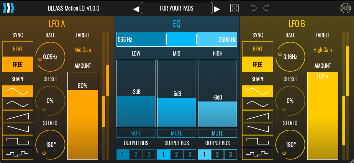 BLEASS Motion EQ — BLEASS